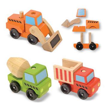 melissa and doug stacking construction vehicles