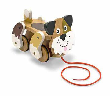 melissa and doug playful puppy pull toy