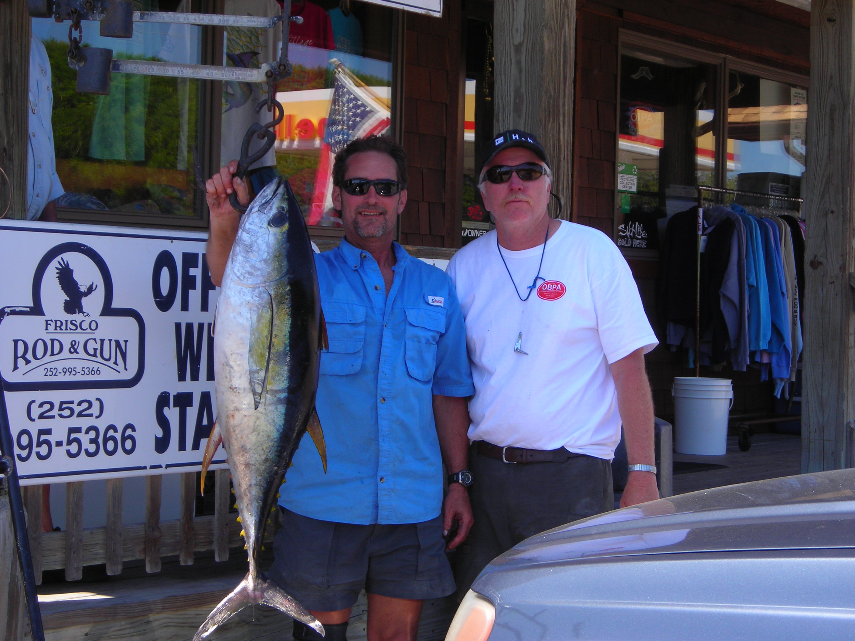 35 lb yellowfin tuna hatteras nc