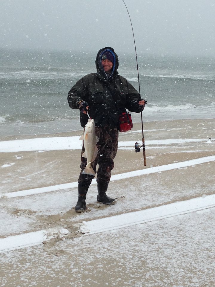 pj williams puppy drum on the Frisco Beach