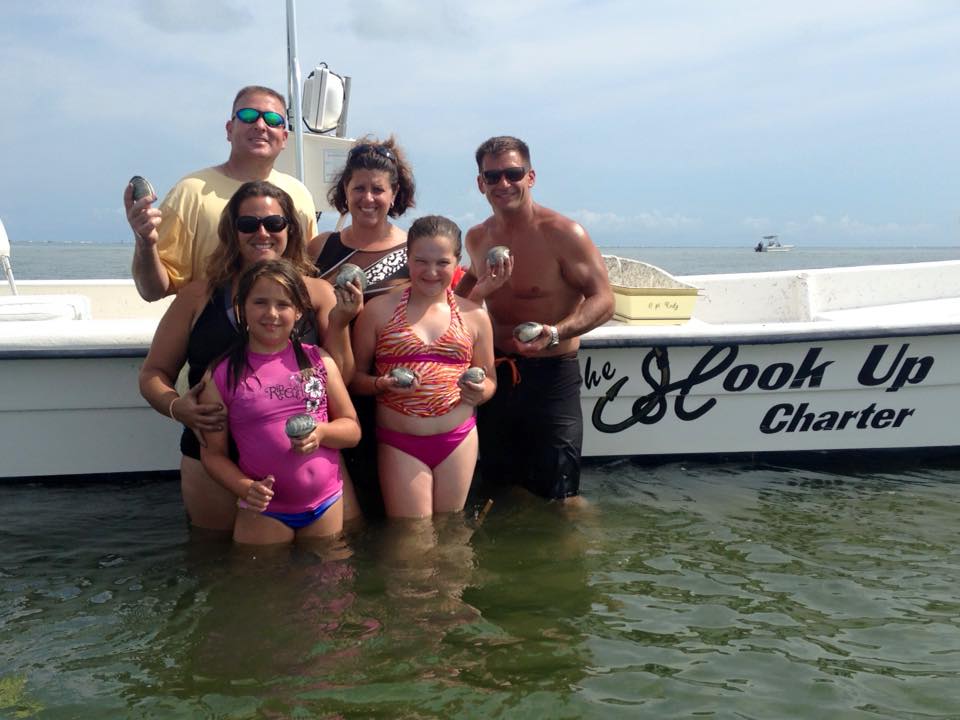The Hook Up Charter clamming