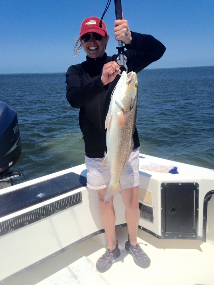 The Hook Up Charter red drum
