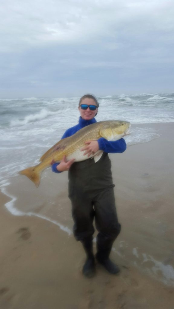 Big Red Drum out at Cape Point ⋆ April 2, 2016