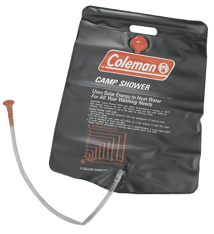 coleman camp shower