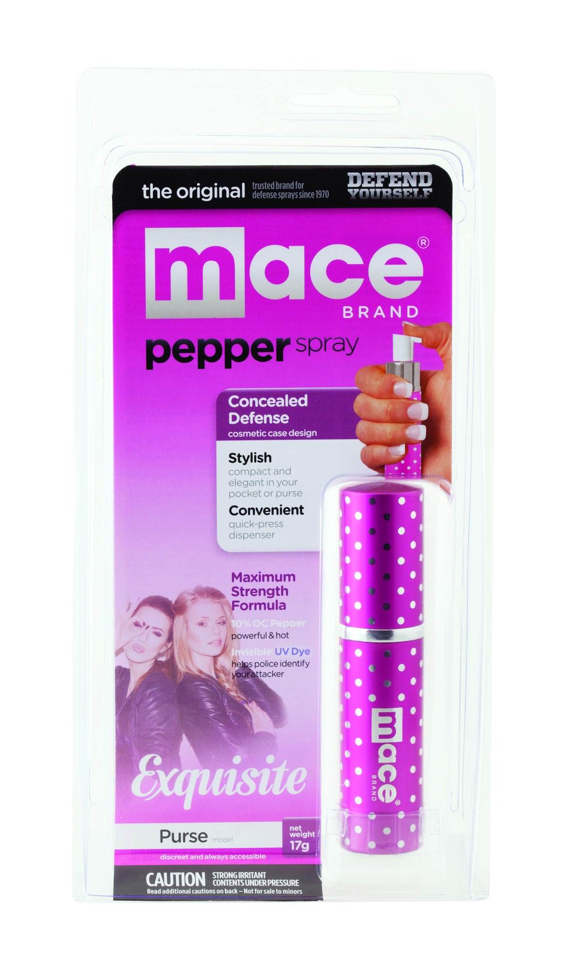 mace pepper spray pink