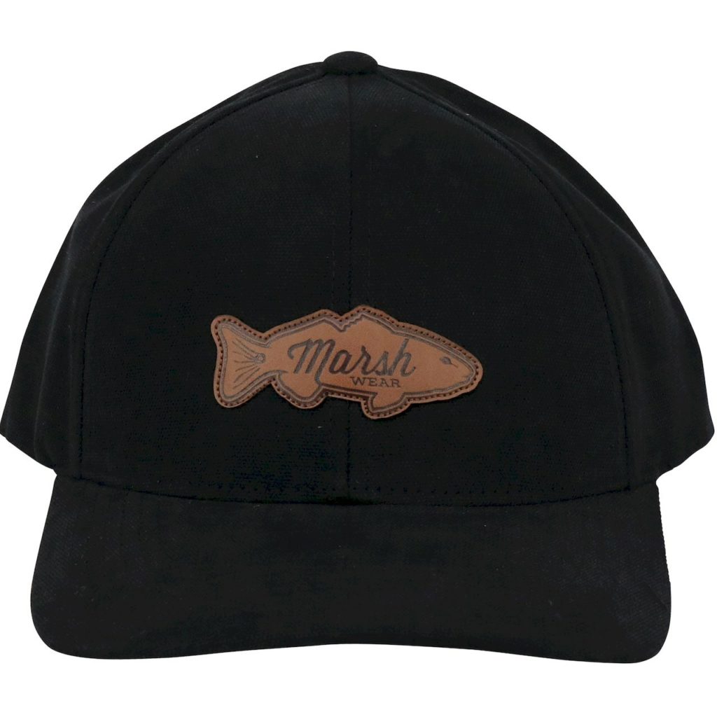 Marsh Wear MWC4007 RR Leather Cap Black - Front